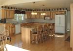 Custom kitchen both spacious and functional.